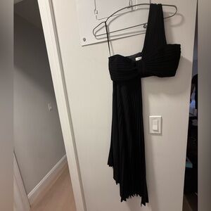 A.L.C. Black One-Shoulder top